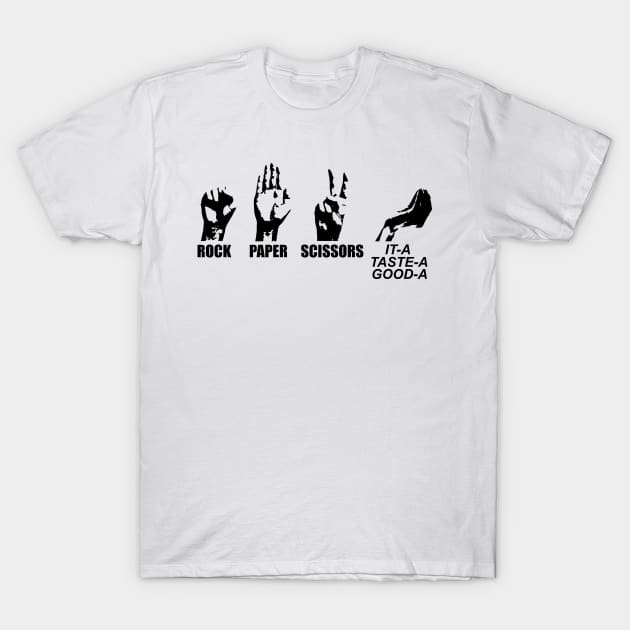 Rock Paper Scissors Italian 6 T-Shirt by giovanniiiii